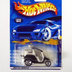 Hot Wheels Tee'd Off #047 Secret Code Series 3/4 Black Die-Cast Car 2000